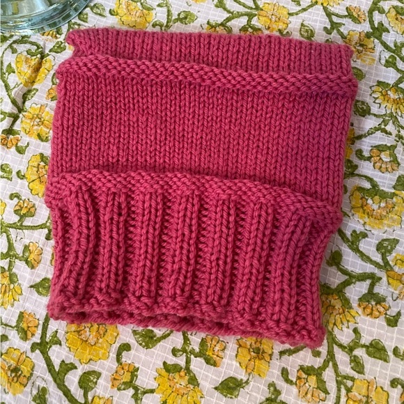 Pink Hand-Knit Kitty Hat - Picture 6 of 11